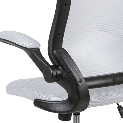 White Mesh Drafting Chair