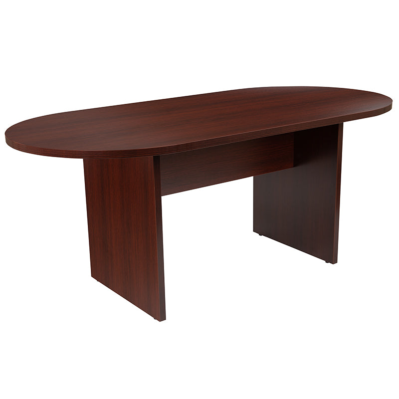 Mahogany Oval Conference Set
