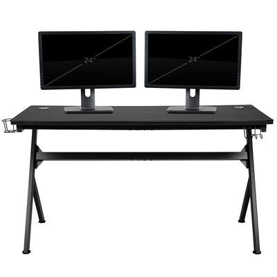 Black Gaming Desk & Chair Set