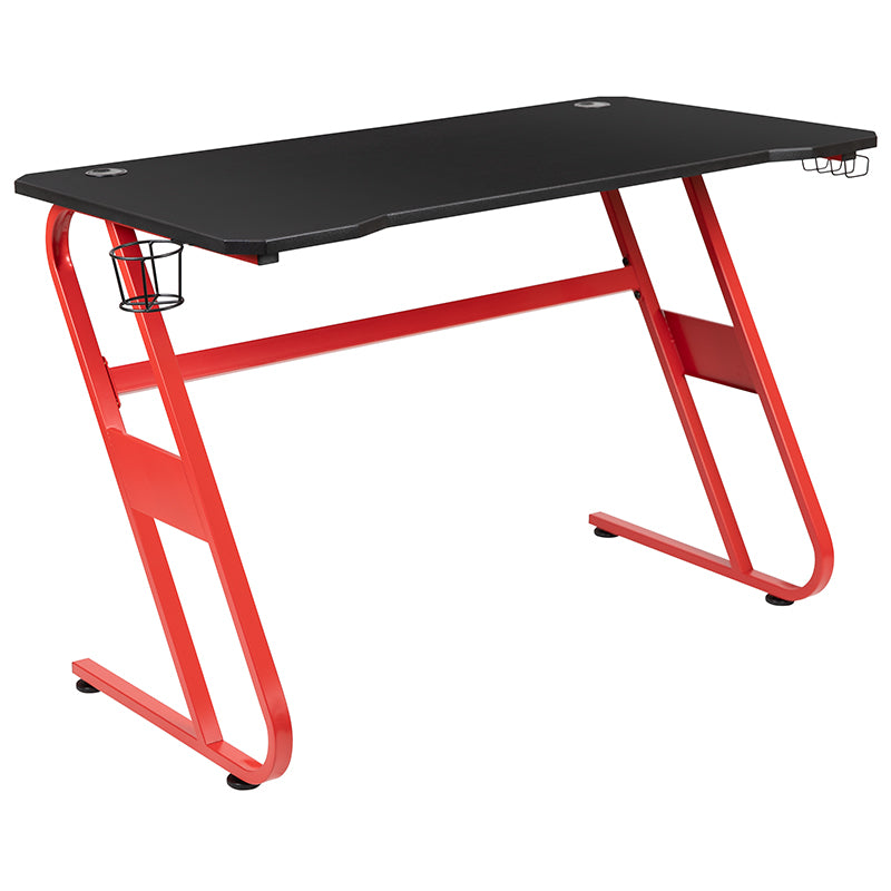 Red Gaming Desk And Chair Set