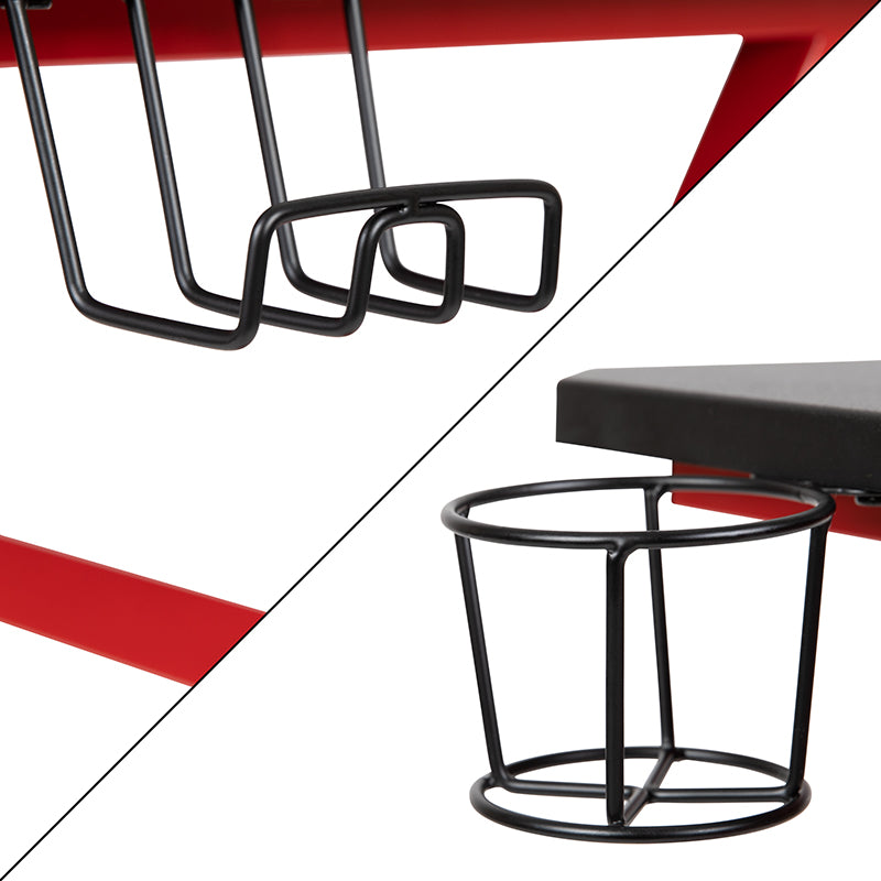 Red Gaming Desk And Chair Set