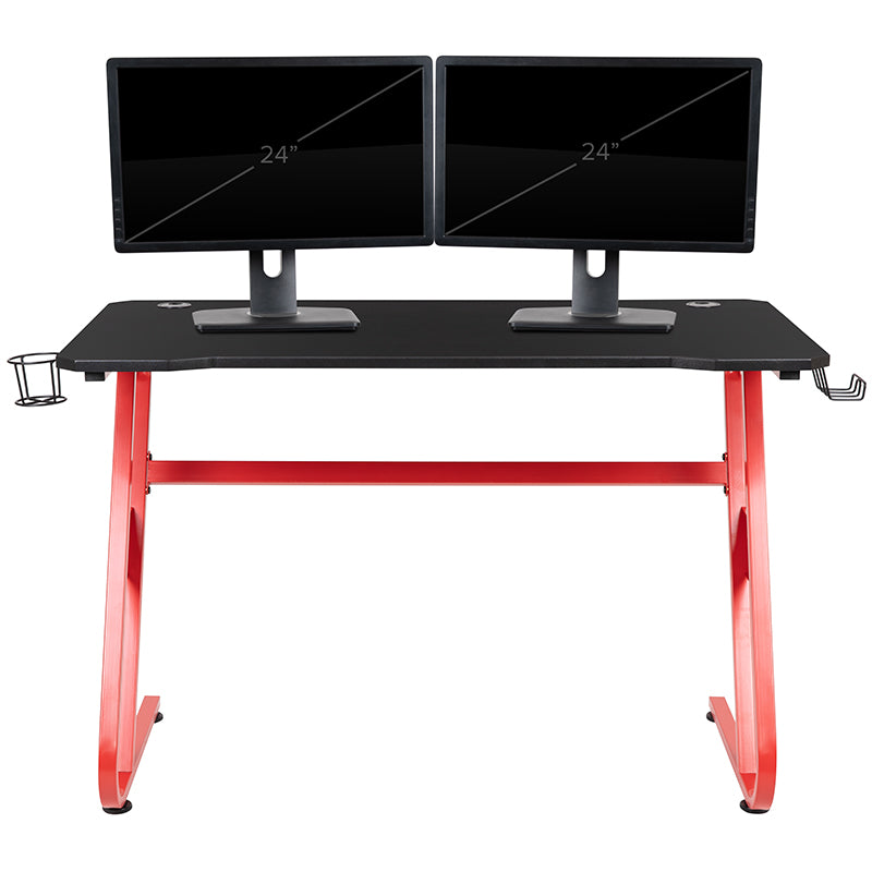 Red Gaming Desk And Chair Set