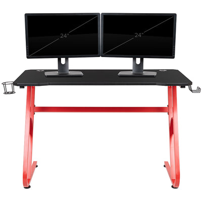 Red Gaming Desk And Chair Set