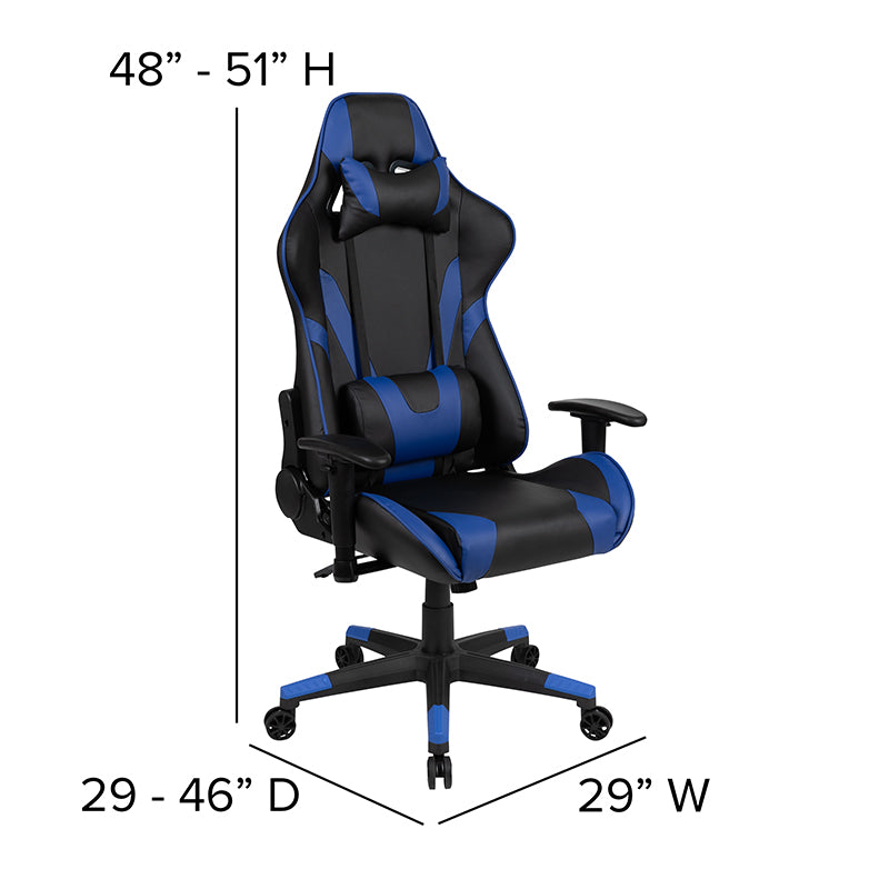 Black Gaming Desk & Chair Set