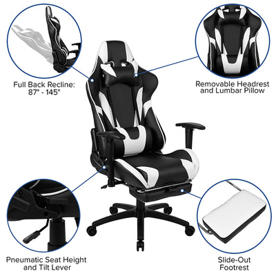 Black Gaming Desk & Chair Set