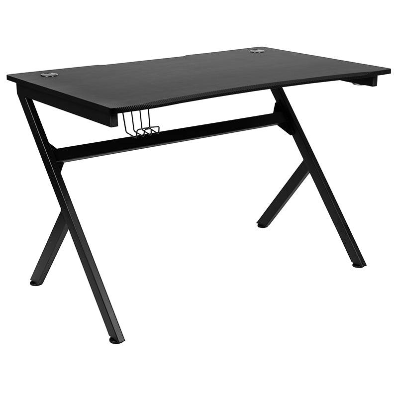 Black Gaming Desk & Chair Set