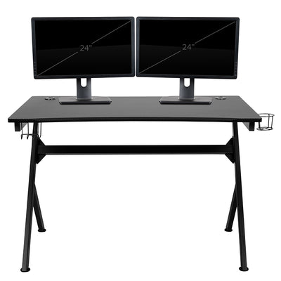 Black Gaming Desk & Chair Set