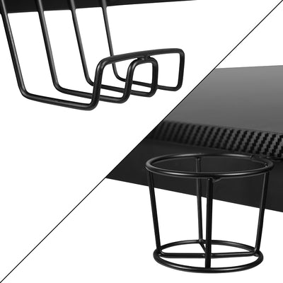 Black Gaming Desk & Chair Set