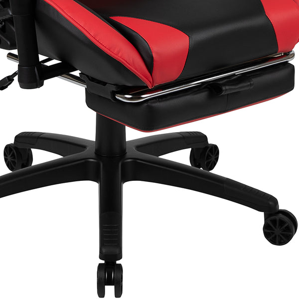 Red Gaming Desk And Chair Set Miramar Office