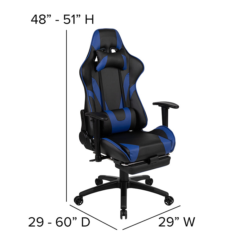 Black Gaming Desk & Chair Set