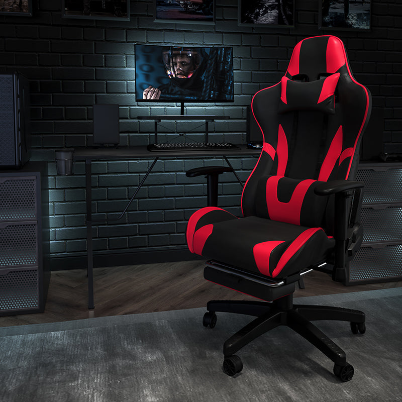 Black Gaming Desk & Chair Set