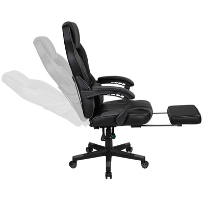 Black Gaming Desk & Chair Set