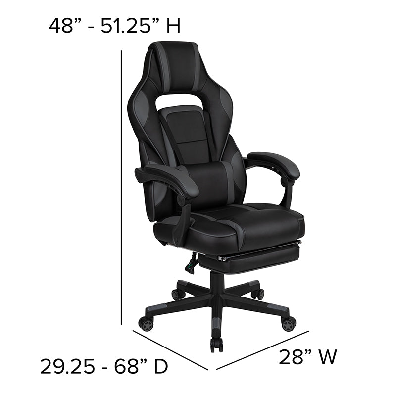 Black Gaming Desk & Chair Set