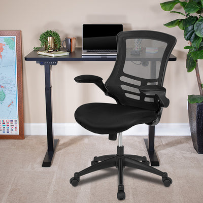 Black Electric Desk & Chair