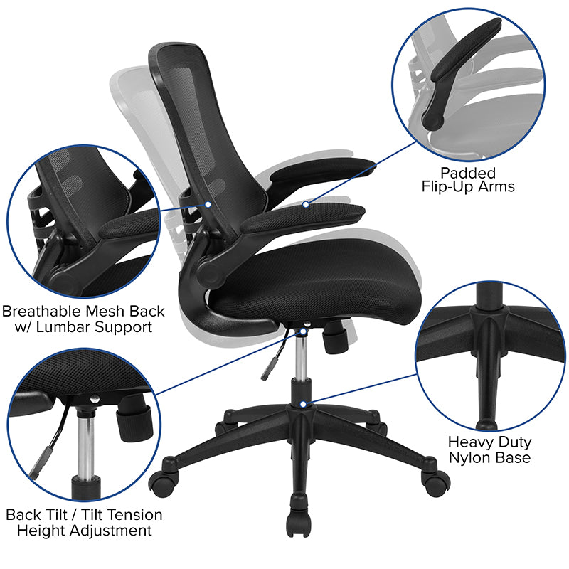 Mahogany Electric Desk & Chair