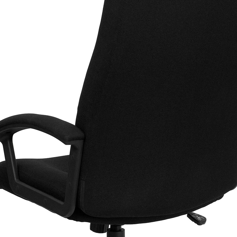 Black High Back Fabric Chair