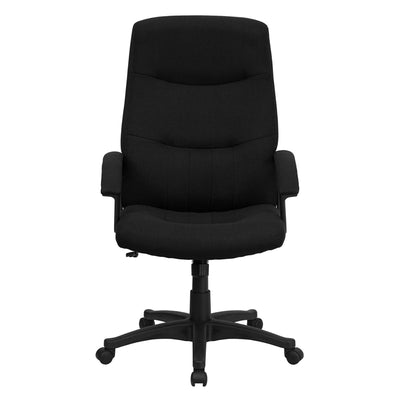 Black High Back Fabric Chair