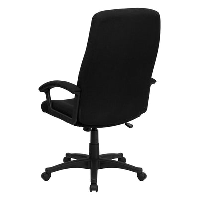 Black High Back Fabric Chair