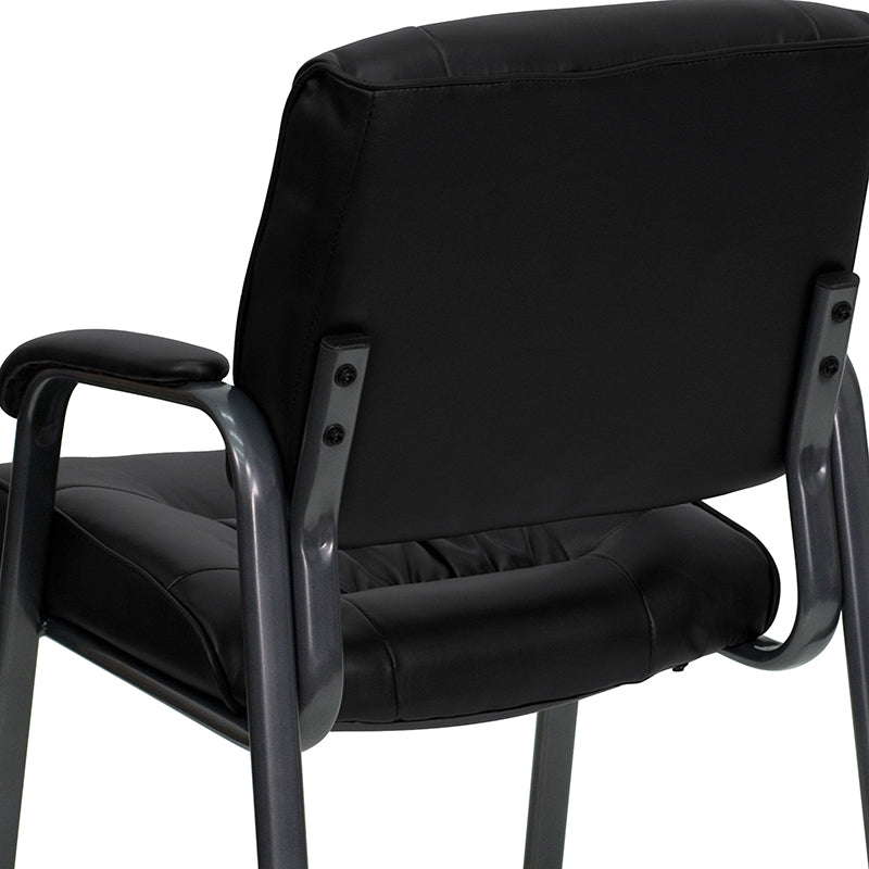 Black Leathersoft Side Chair