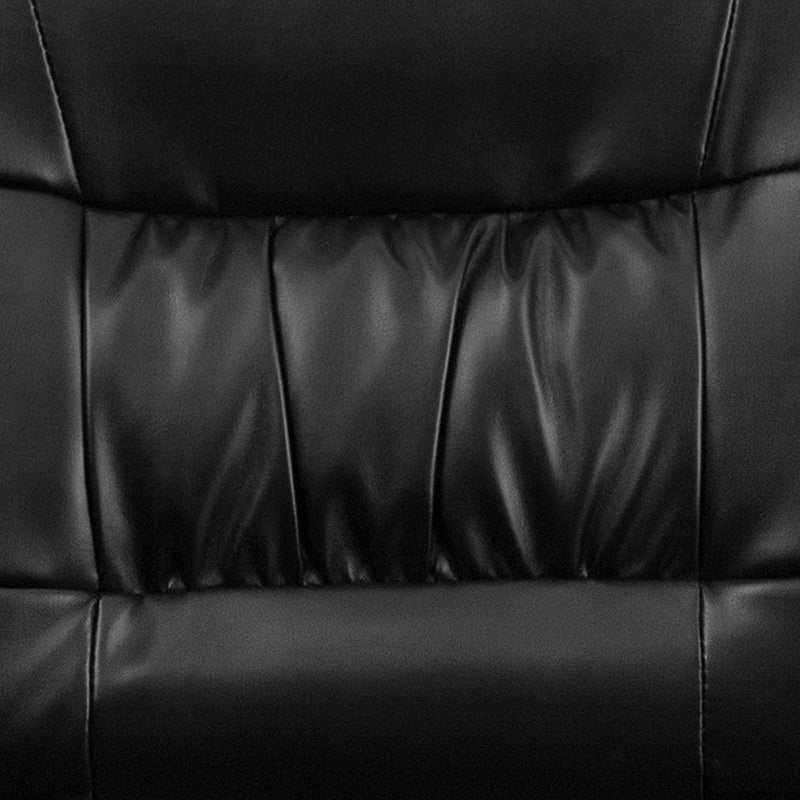 Black Leather Side Chair