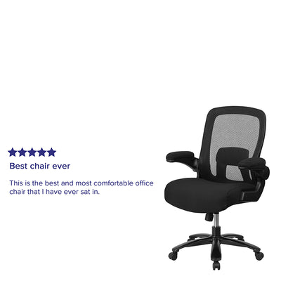 Black 500lb High Back Chair