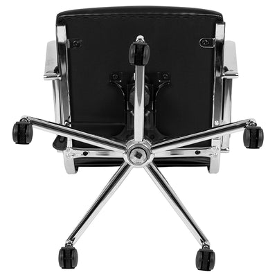 Black Leathersoft Office Chair
