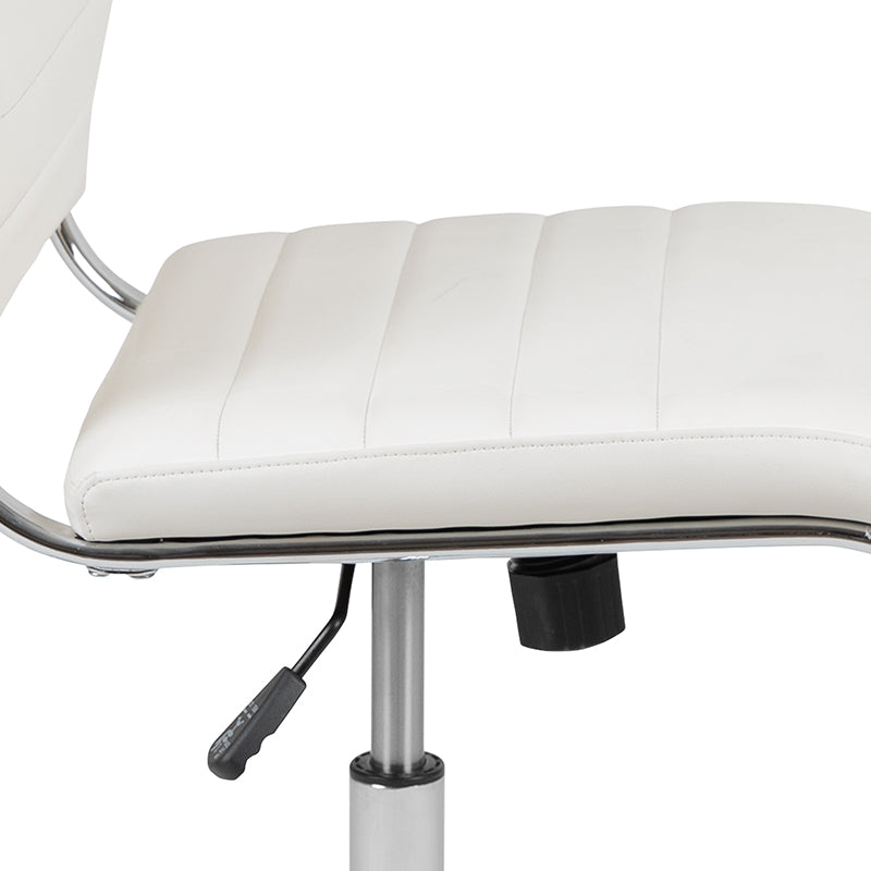 White Leathersoft Office Chair