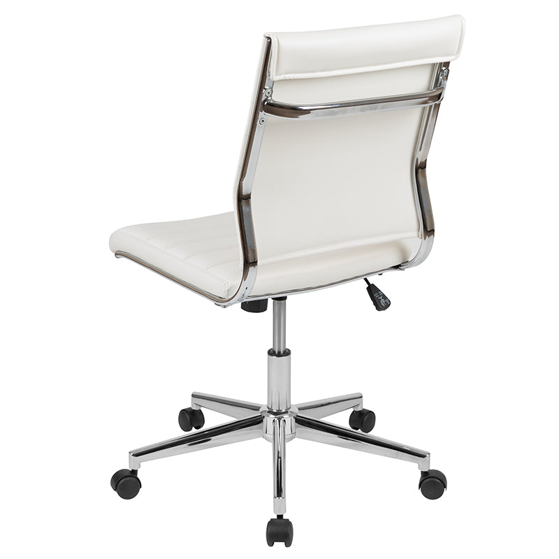 White Leathersoft Office Chair