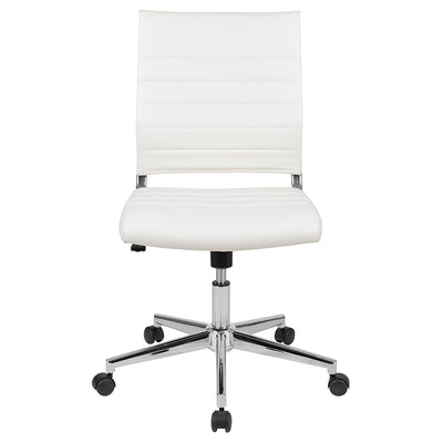 White Leathersoft Office Chair