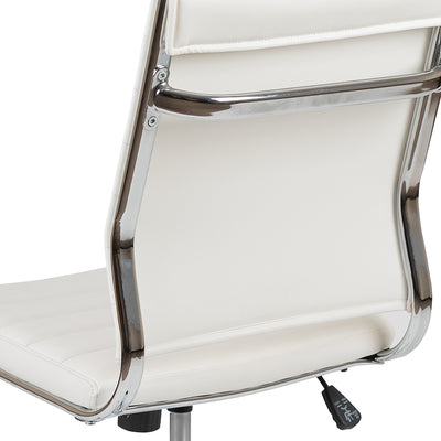 White Leathersoft Office Chair