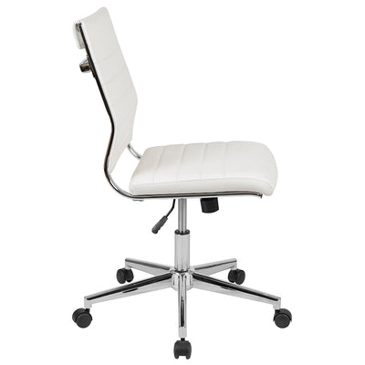 White Leathersoft Office Chair