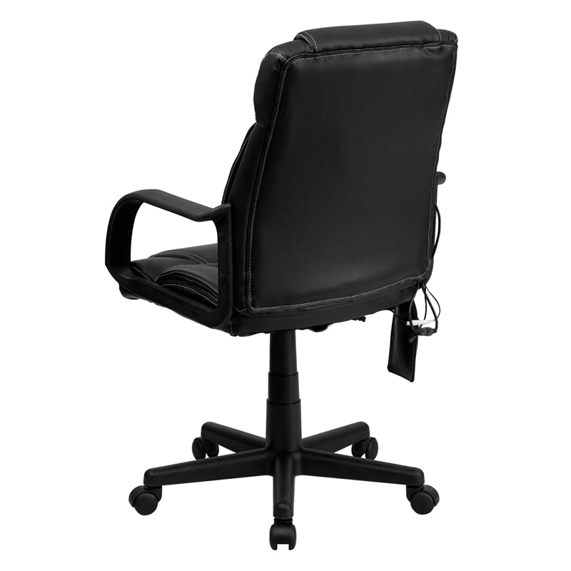 Black Mid-back Massage Chair