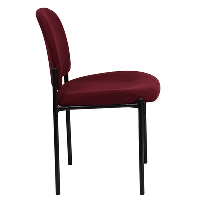 Burgundy Fabric Stack Chair