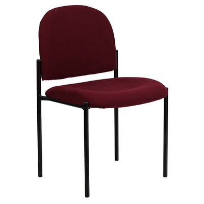 Burgundy Fabric Stack Chair