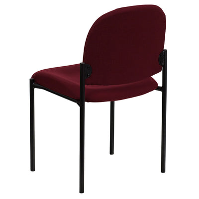 Burgundy Fabric Stack Chair