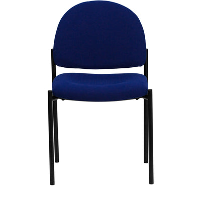 Navy Fabric Stack Chair