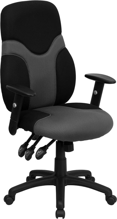 Black/gray High Back Chair