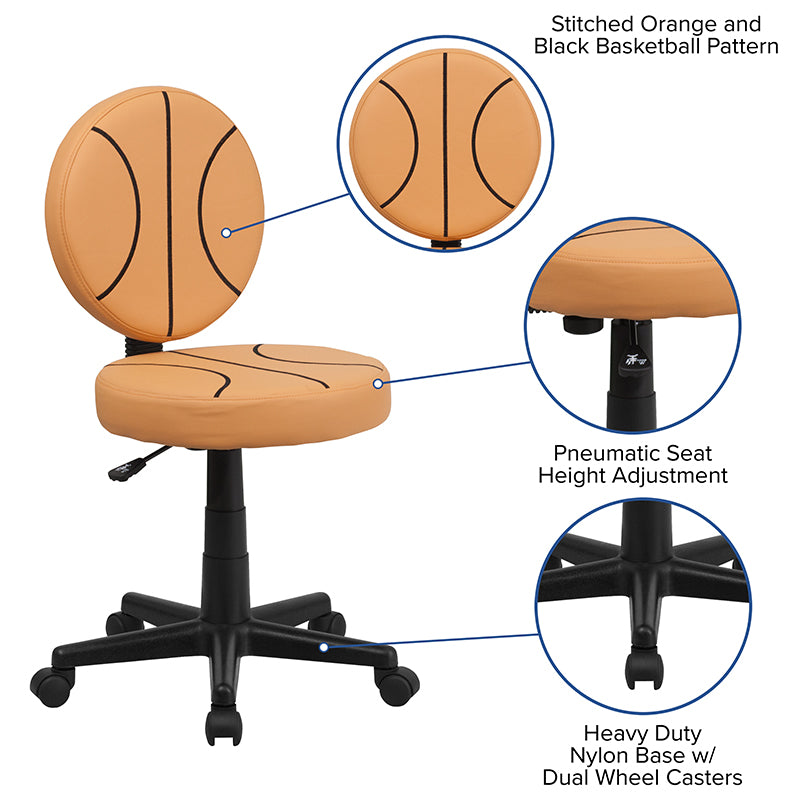Basketball Mid-back Task Chair