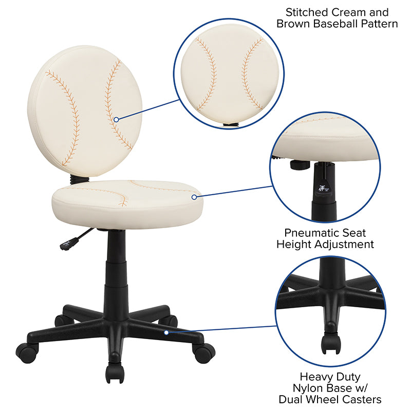Baseball Mid-back Task Chair