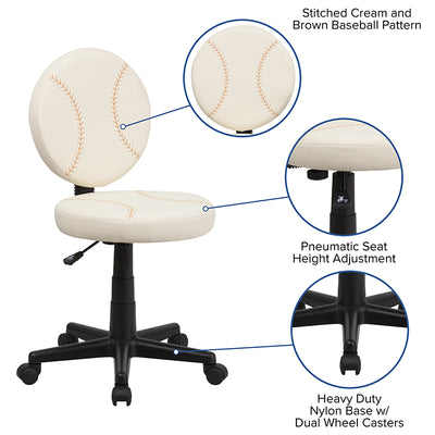 Baseball Mid-back Task Chair