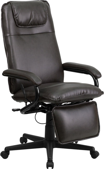 Brown Reclining Leather Chair