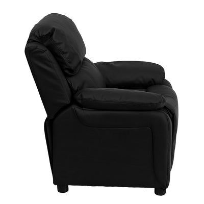 Black Leather Kids Recliner