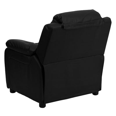 Black Leather Kids Recliner