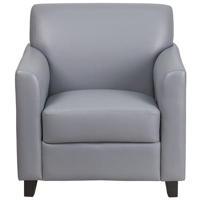 Gray Leather Chair