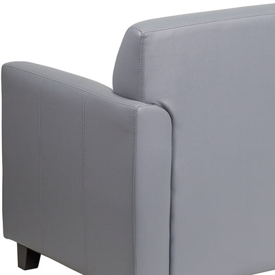 Gray Leather Chair