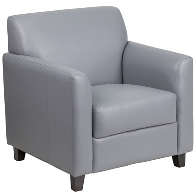 Gray Leather Chair