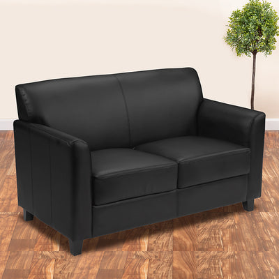 Black Leather Loveseat