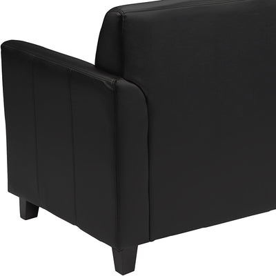 Black Leather Loveseat
