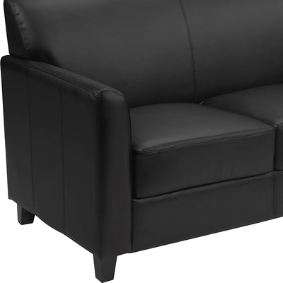Black Leather Loveseat