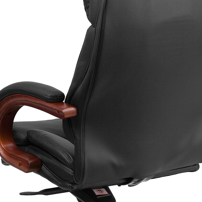 Black High Back Leather Chair